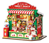 Robotime Rolife Puzzle 3d Puesto De Dulces De Navidad Ds043