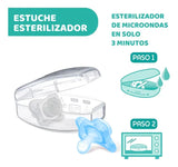 Chicco Chupete Physio Mini Soft Azul 0-2m 2ud 7328921
