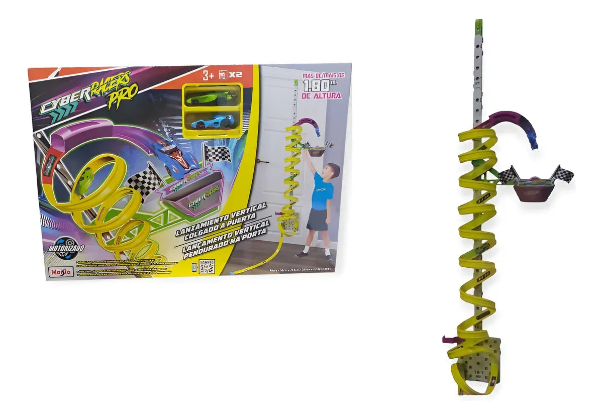 Maisto Pistas CYBER RACERS DOOR HOOP TRACK SET (INCL. 2 PC CYBER RACER VEHICLE) 12559