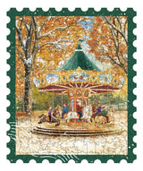 Robotime Rowood Puzzle 3d Golden Autumn Carousel Ta008
