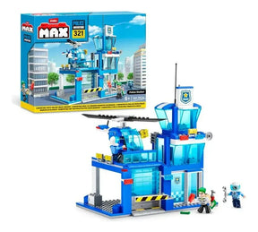 Zuru Max City Box Playset Police Station 321pzs 83163 7458