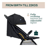 Chicco Coche de Paseo Glee Uneven Black 08087068730000