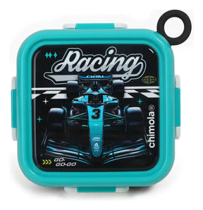Chimola Lunch Box Racing Car Bz135 Turquesa