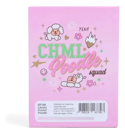 Chimola Libreta Pocket Poodle ST128