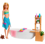 Muñeca Barbie Fizzy Bath Playset Con Bañera Gjn32 Mattel