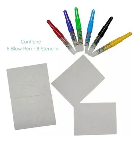 Stencils con blow pen Stitch DMD00152