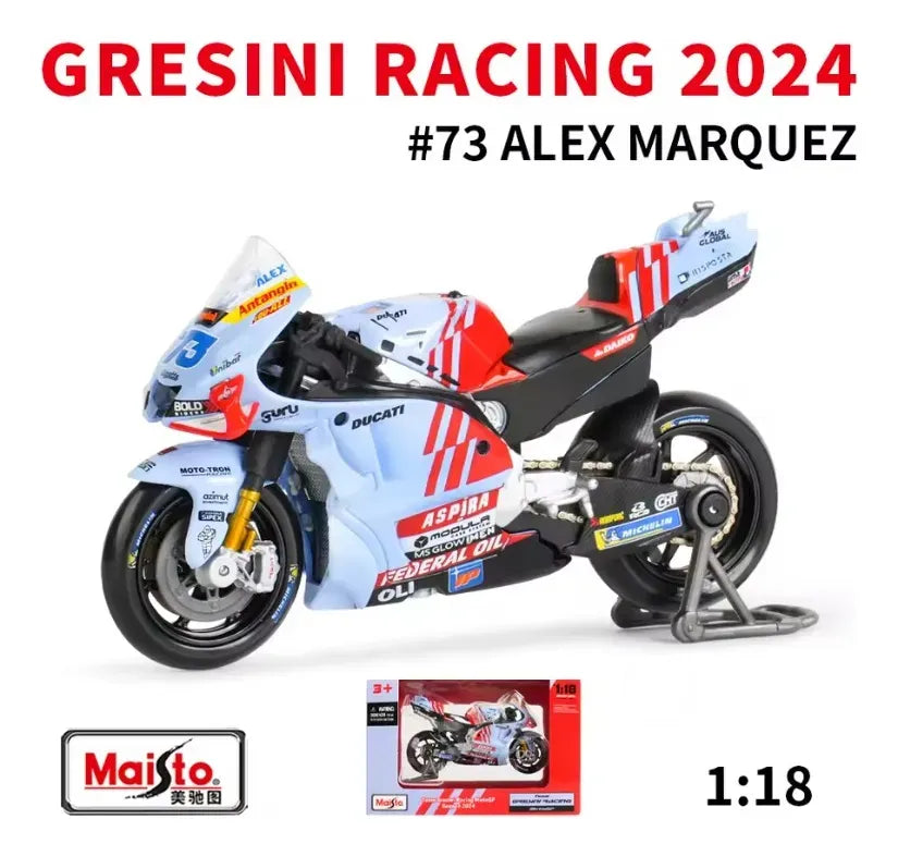 Maisto 1:18 Team Gresini Racing 2024 #73 MARQUEZ - #93 MARQUEZ 34399