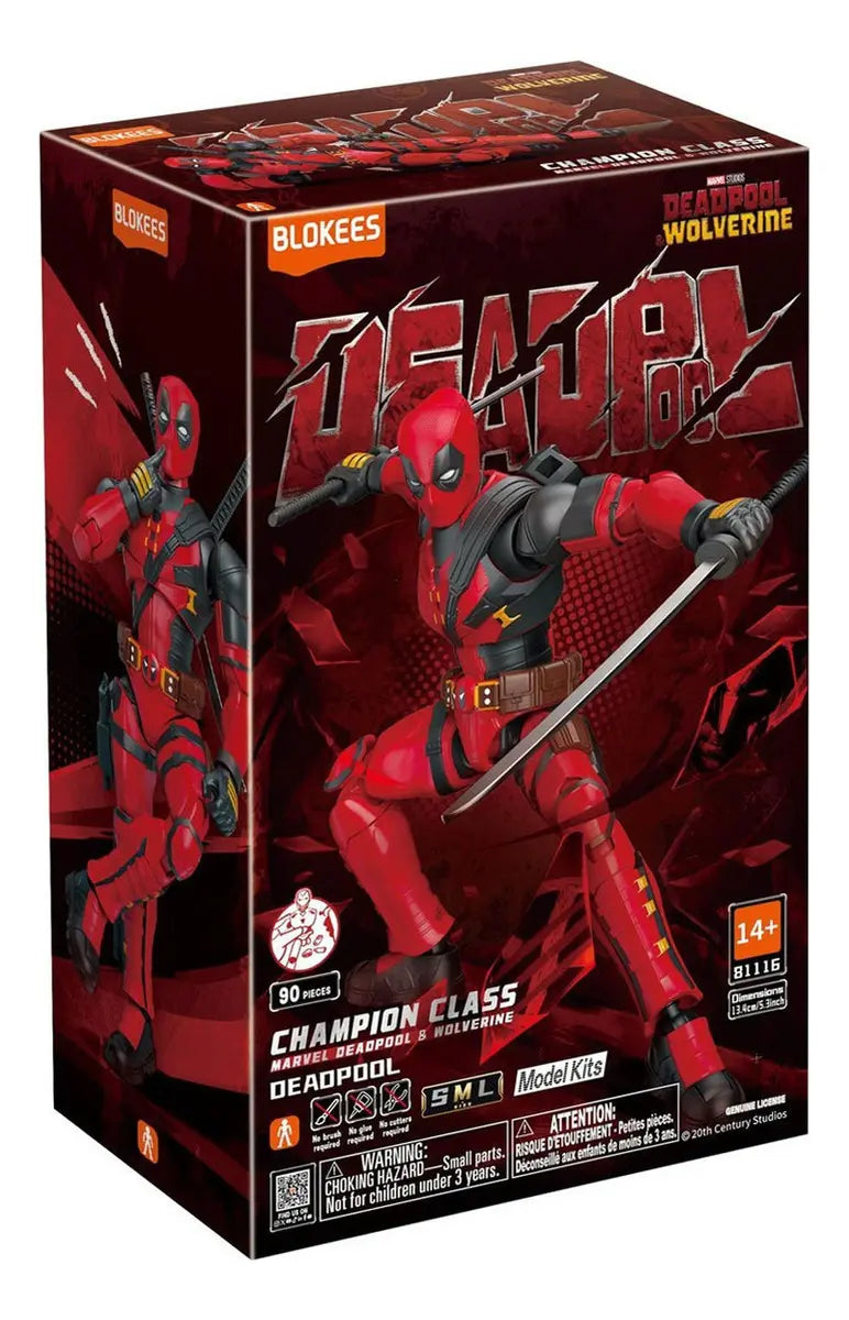 Blokees Marvel Deadpool Infinity Saga Figura 13 cm 81116B