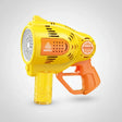 Pistola Burbujero Automática Con Luces Recargable Kb1296 Amarillo