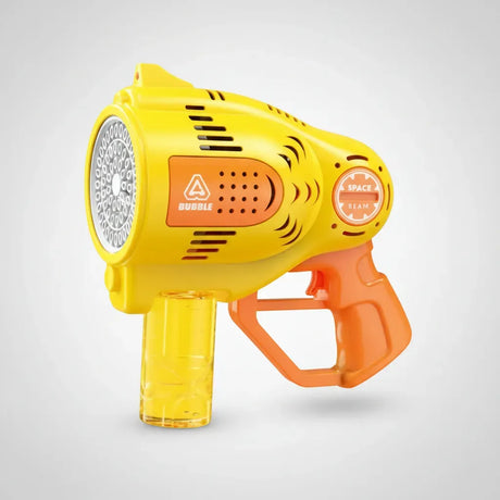 Pistola Burbujero Automática Con Luces Recargable Kb1296 Amarillo