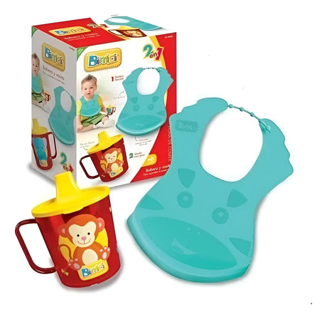 Bimbi Set Babero + Vasito 01-0233