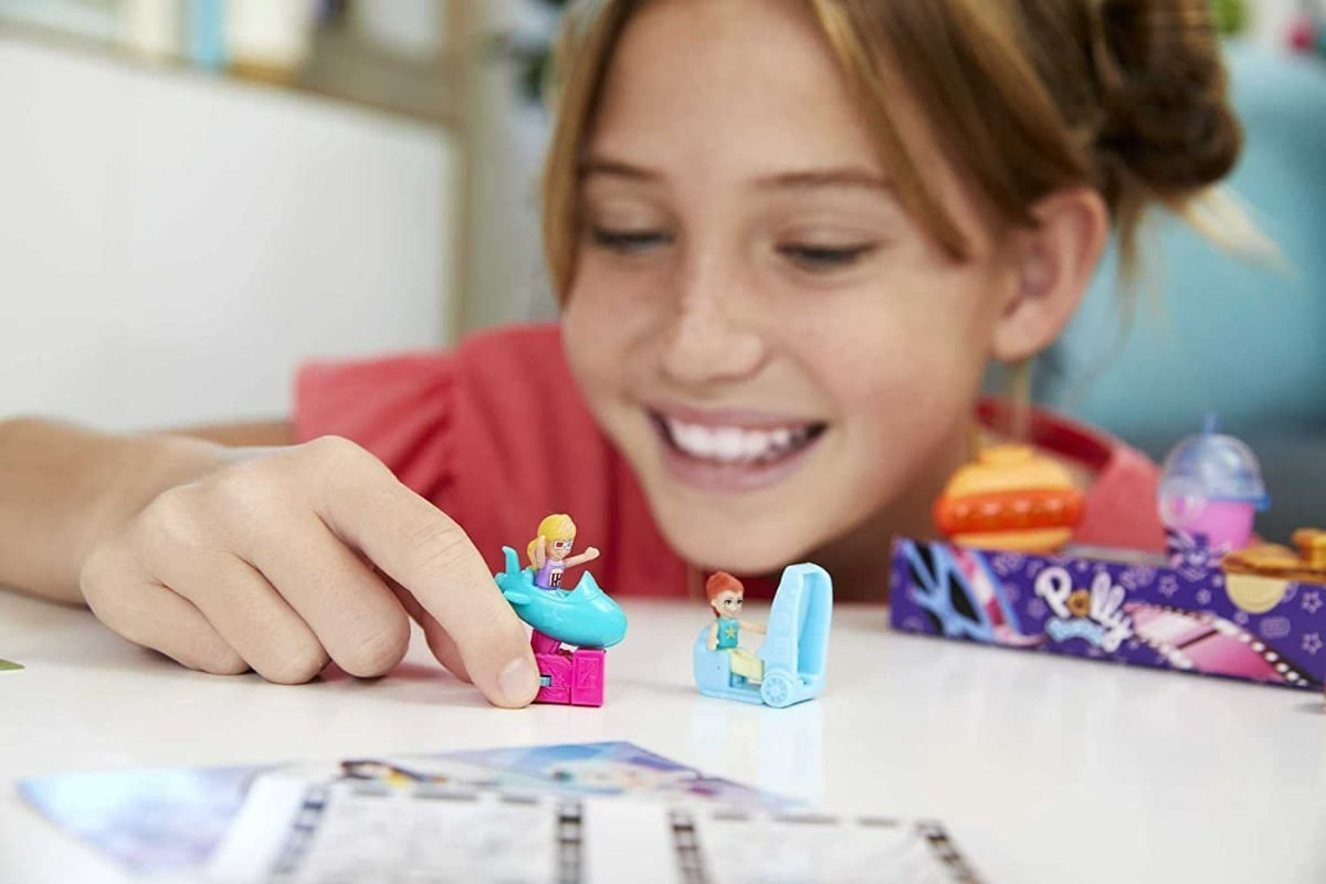 Polly Pocket Cofre De Pochoclos Con Accesorios Gvc96 Mattel