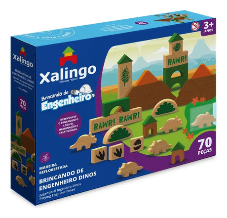 Jugando Al Ingeniero Dinos 70pzs  0991770.9