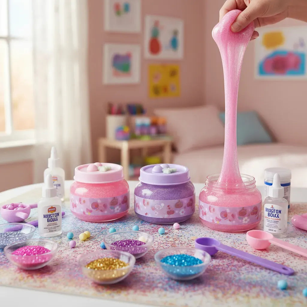 Slime Pote Rosa 375gr Kl713 Shine