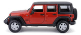 Maisto 1:24 Jeep Wrangler Unlimited 2015 Naranja Metalizado 31268