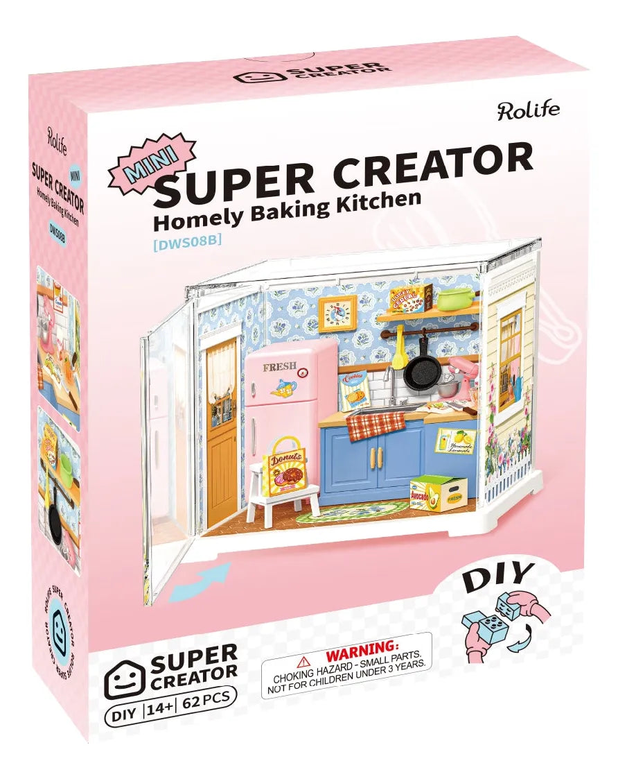 Robotime Puzzle 3d Yummy Bites Kitchen Rolife Dws08b