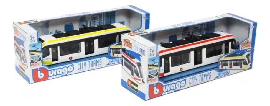 Bburago toys City Trams Amarillo/Rojo18-32105