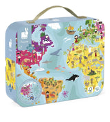Janod Puzzle Ilustrado A Dos Caras Planeta Azul J02655
