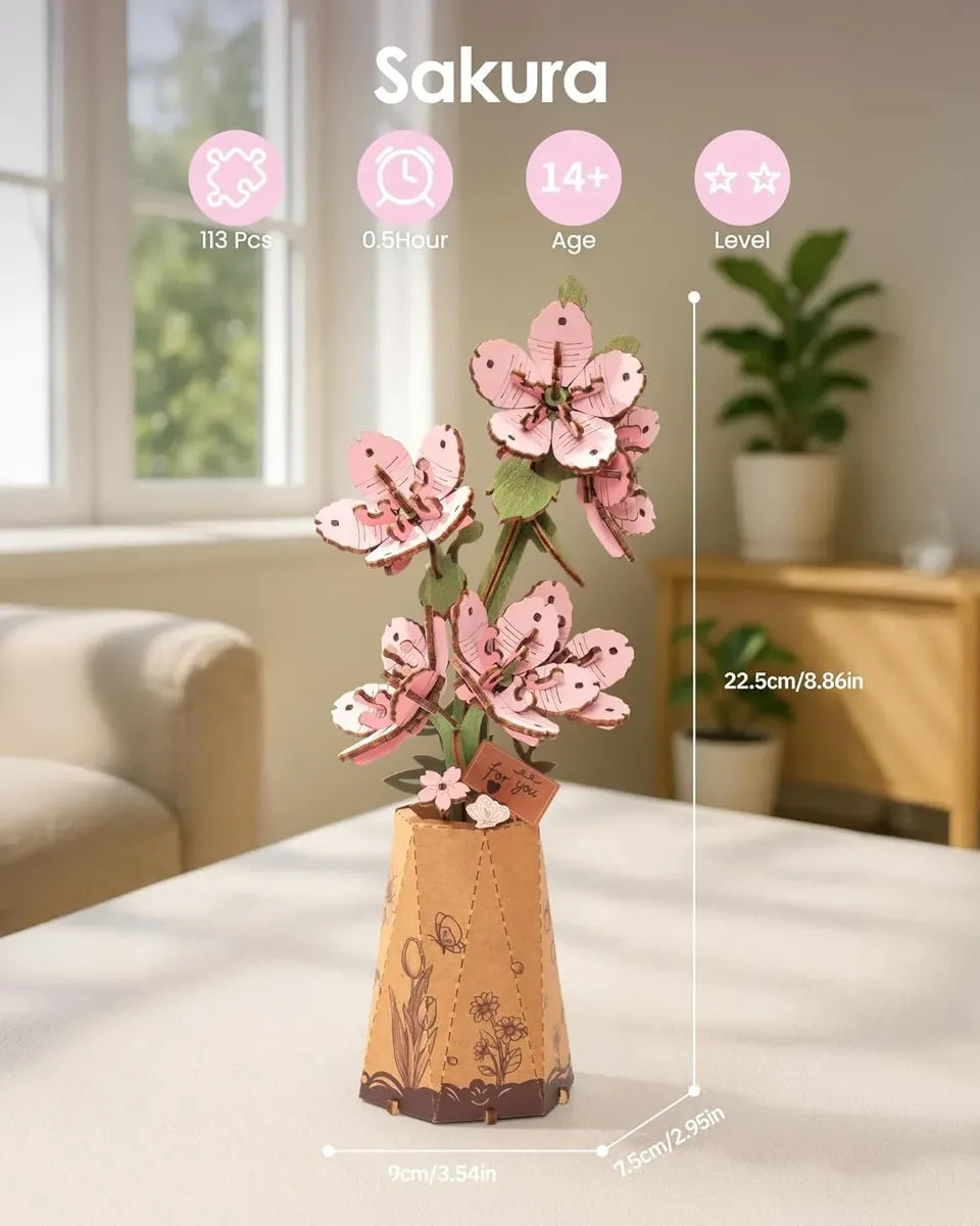 Robotime Rowood Sakura TW101