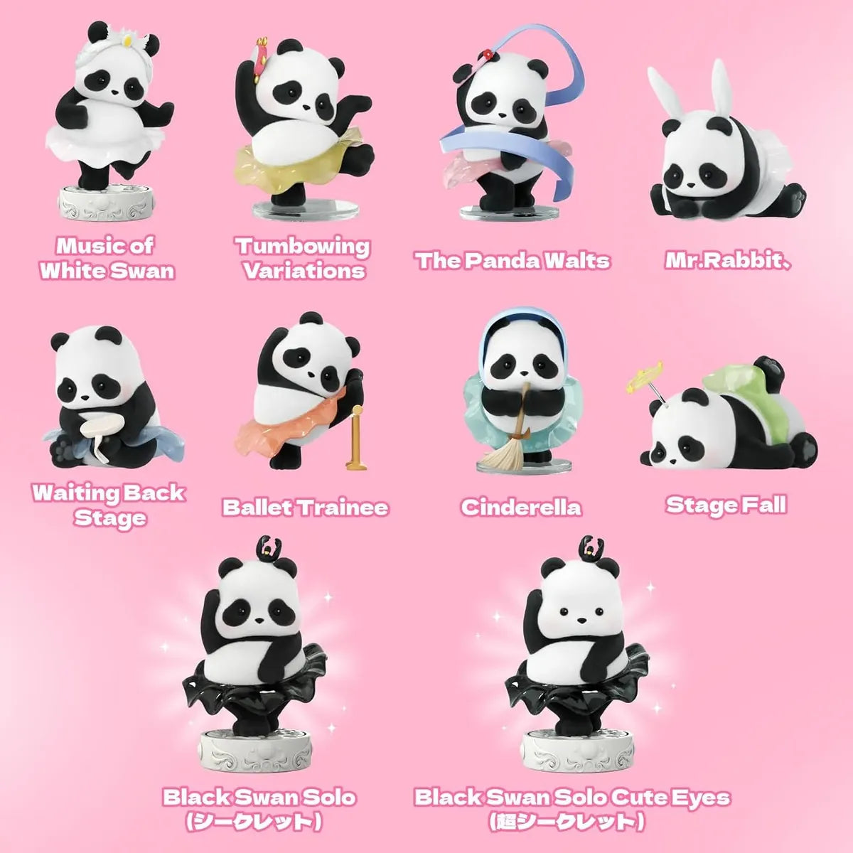 52toys Panda Roll Ballet Performance Figura Blind Box S78870