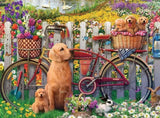 Ravensburger Puzzle 500 Pzs Cute Dogs In The Garden 12000209