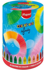 Maped 24 Infinity Lapices + Colorear Carto Amz 861621