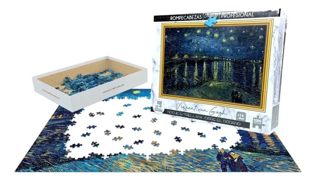 Puzzle 1000 Pzs Noche Estrellada Sobre Rodano 810-0237 fd1000270 (20)