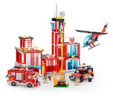 Zuru Max City Box Playset Fire Station 976pzs 83165 7646