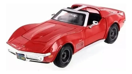 Maisto 1:24 Corvette 1970 Rojo 31202