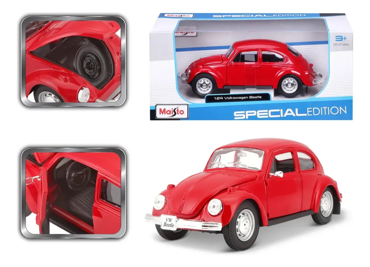 Maisto 1:24 Volkswagen Beetle Rojo 31926