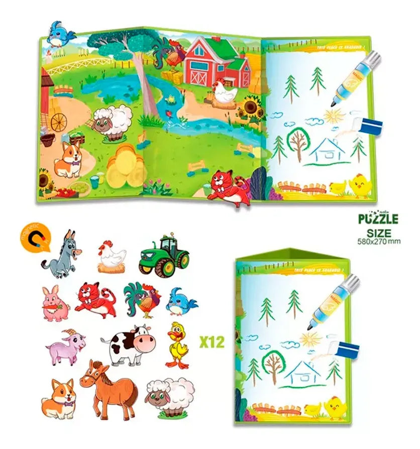 Juego De Mesa Magnetico De Granja The Farm 2174953