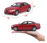 Bburago 1:24 Alfa Romeo Giulia 2016 Rojo Metalizado 18-21080