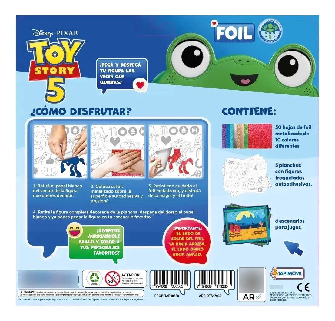 Toy Story Foil Wow Metalizado Dts17936