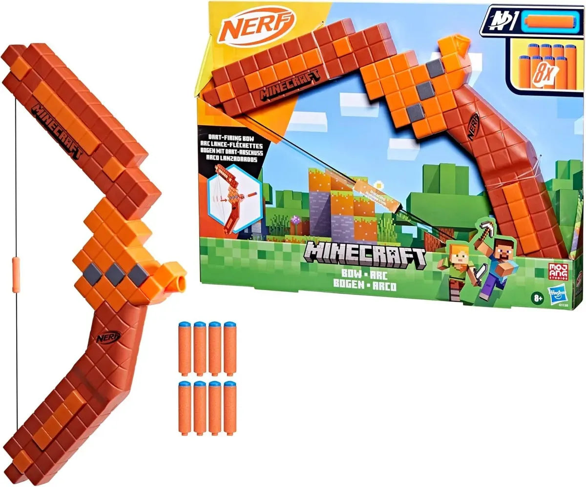 Hasbro Nerf Pistola De Dardos Minecraft Bow G1120