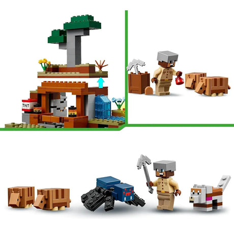 LEGO Minecraft La Expedicion a la Mina del Armadillo 21269