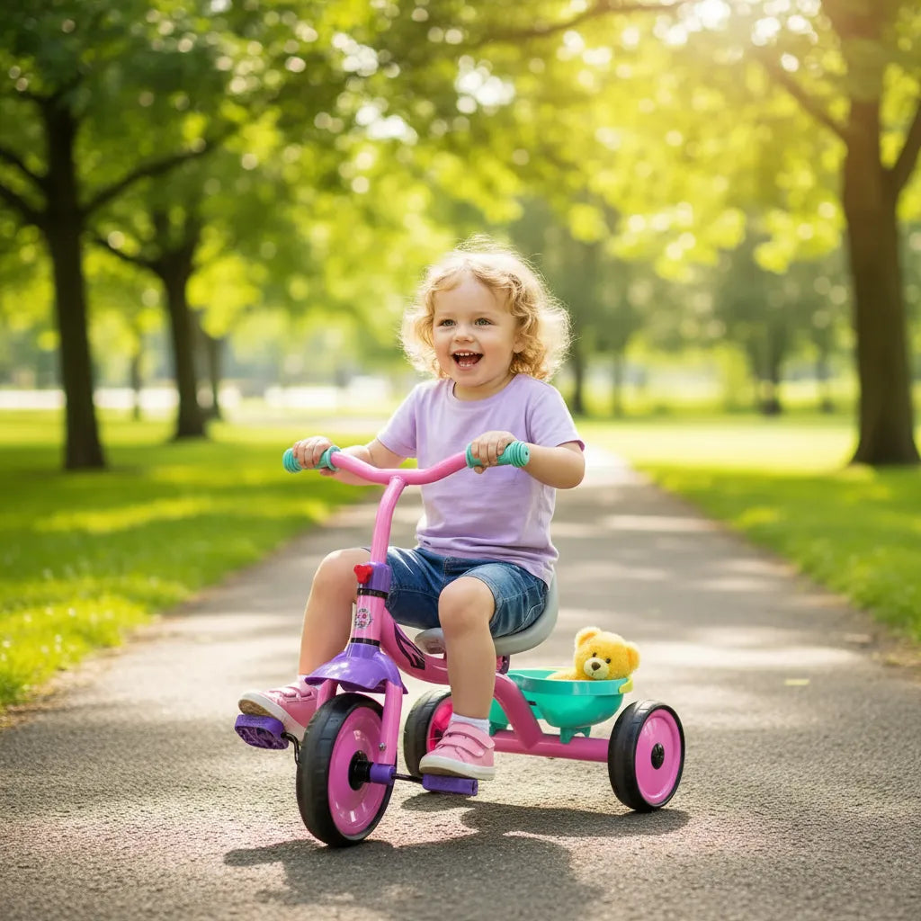Triciclo Infantil Con Canasto Yx-t02