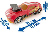 Hot Wheels Auto Maletin Guardacoches Rojo Hwcc15R