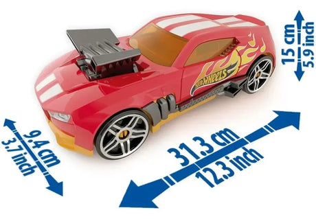 Hot Wheels Auto Maletin Guardacoches Rojo Hwcc15R