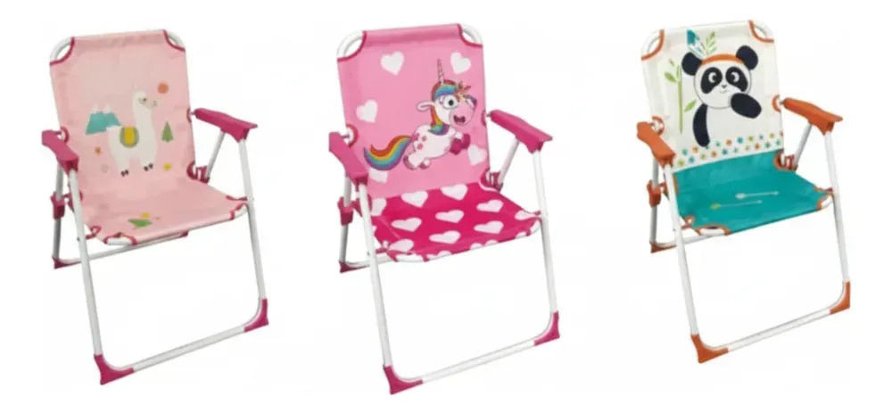 Silla Reposera Plegable para Niños con Funda y Estampado SL6308