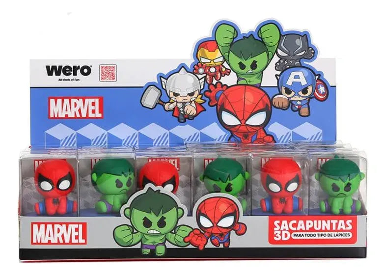 Wero Sacapuntas Tresd Marvel WE4264