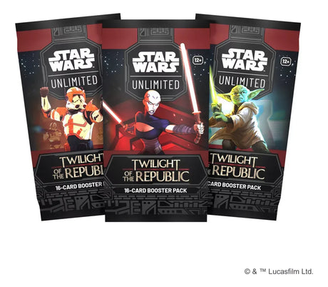 Cartas Star Wars Unlimited Twilight Of The Republic X16 En Ingles