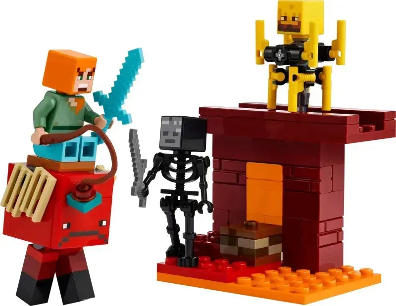 LEGO Minecraft La Batalla de Lava del Inframundo 21266