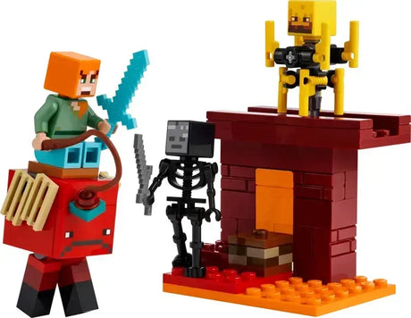 LEGO Minecraft La Batalla de Lava del Inframundo 21266