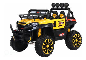 Auto A Bateria Jeep Todo Terreno Naranja DLX-6188