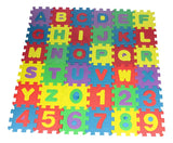 Duck Alfombra Letras Y Numeros 36 pzs 15x15cm GE120625