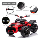 Moto a bateria CAN-AM Roja CN-SHX73118