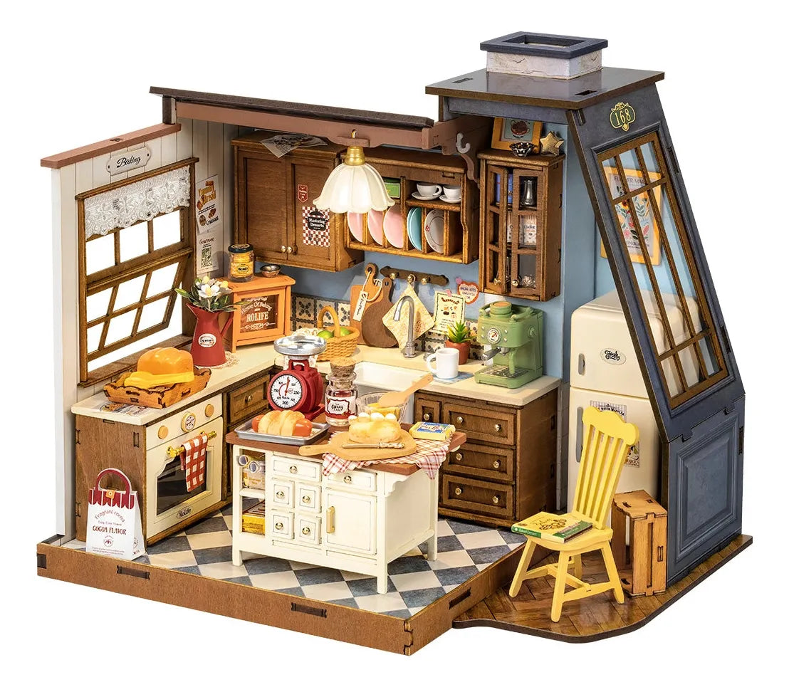 Robotime Puzzle 3d Baking Kitchen Rolife Dg172