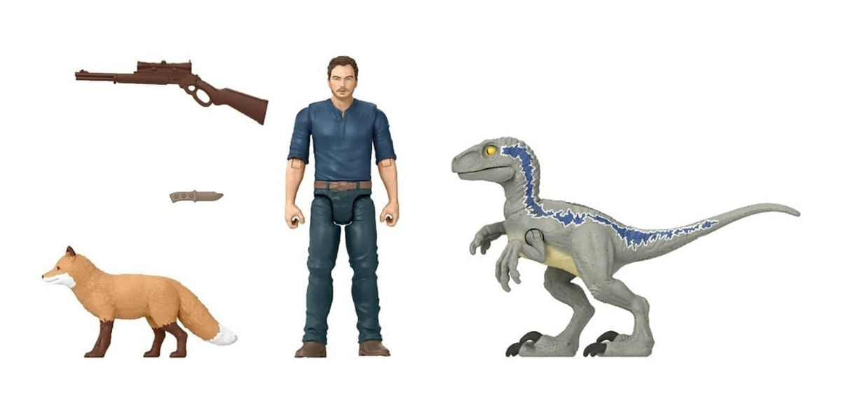Jurassic World Dr. Alan Grant & Dimetrodon Mattel Hdx46