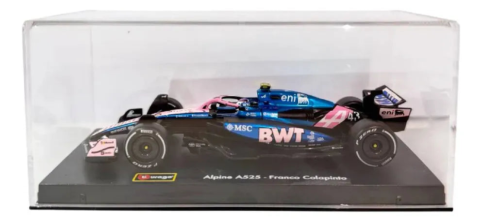 Box Bburago 1:43 Alpine F1 Team 2025 #43 Colapinto 18-38258