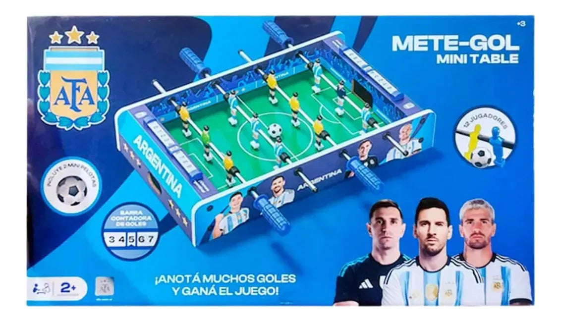Juego De Mesa Mini Metegol Afa Selección Argentina 57718